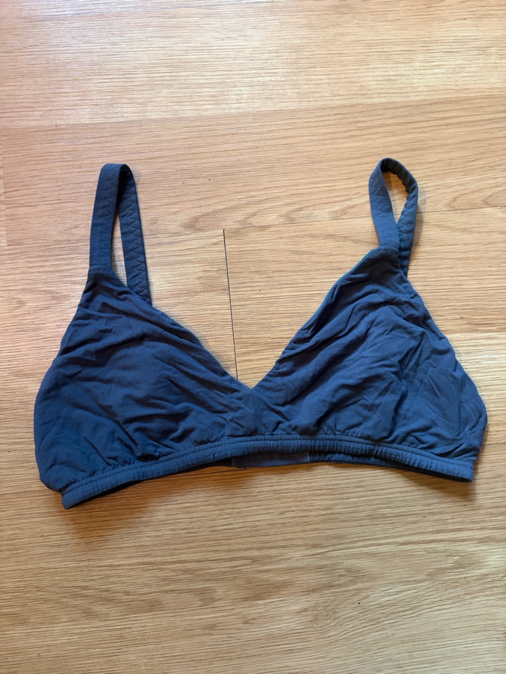 Everyday Soft Triangle Bra - Gray